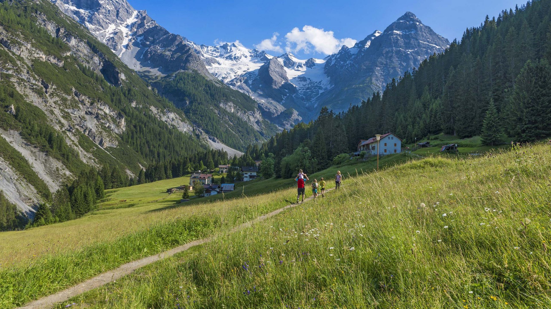 Wandern, reiten oder den Alpenrosen beim Blühen zuschauen?